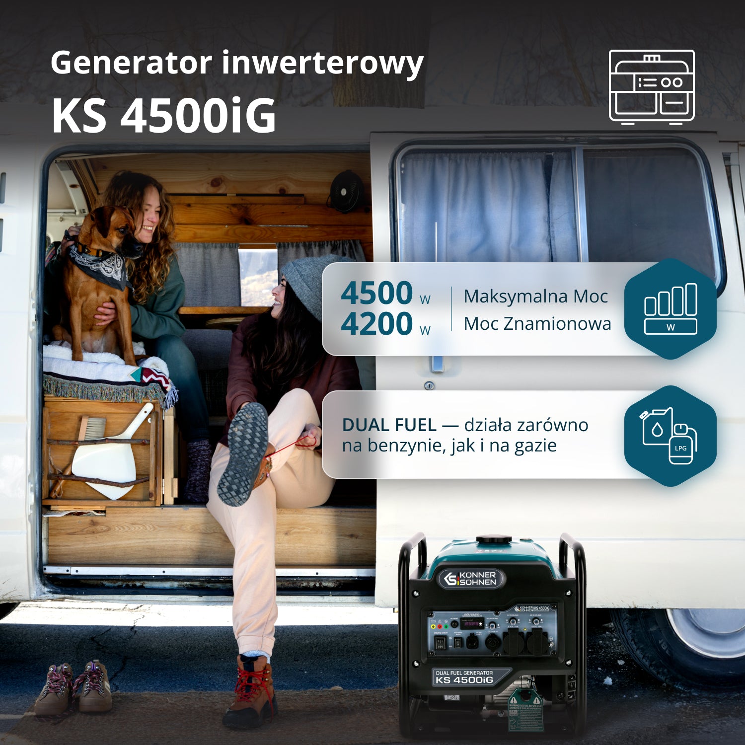 Generator inwertorowy KS 4500iG