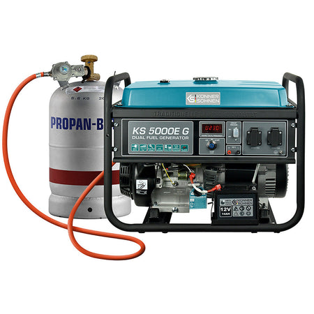 Generator benzynowo-gazowy „Könner & Söhnen” KS 5000E G