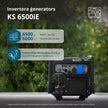 Invertora benzīna ģenerators KS 6500iE thumbnail