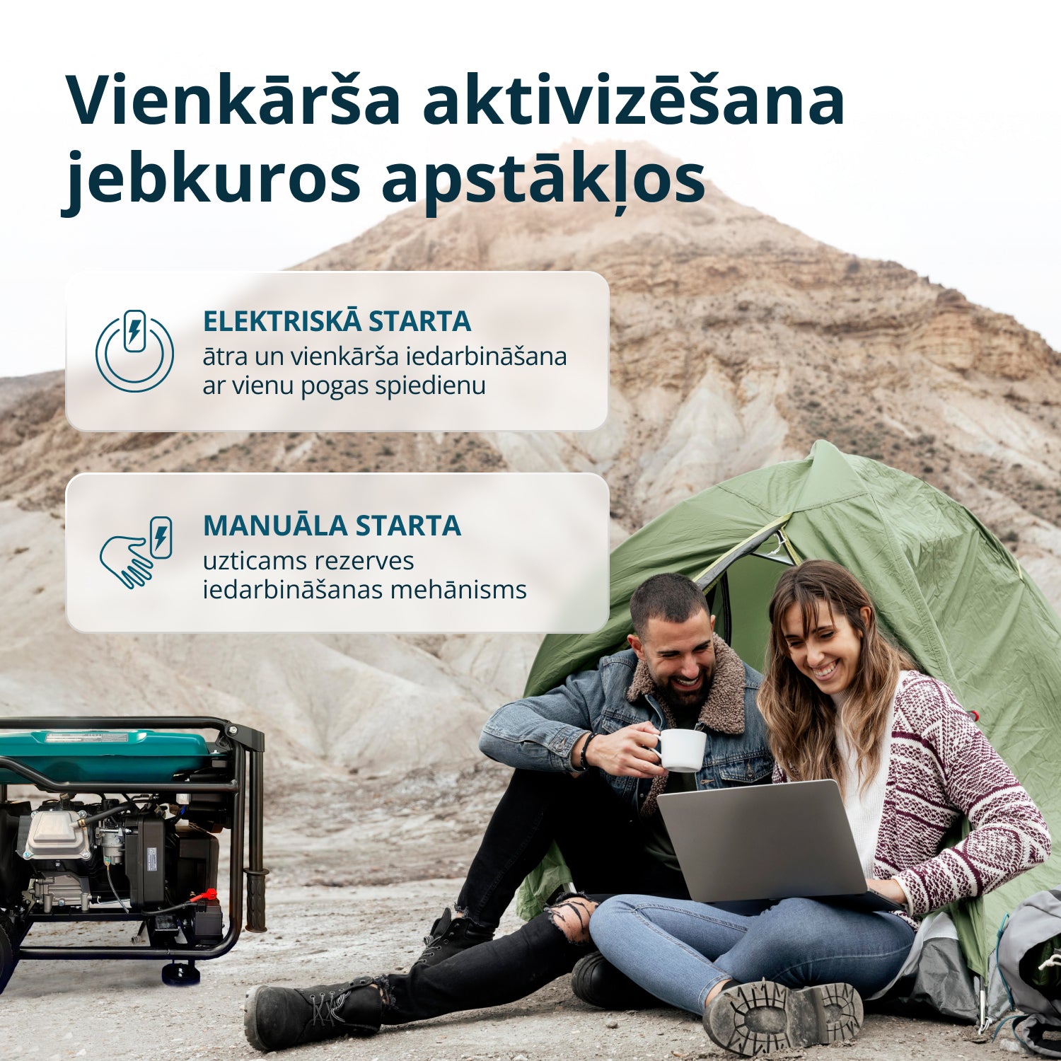 Invertora benzīna ģenerators KS 6500iE