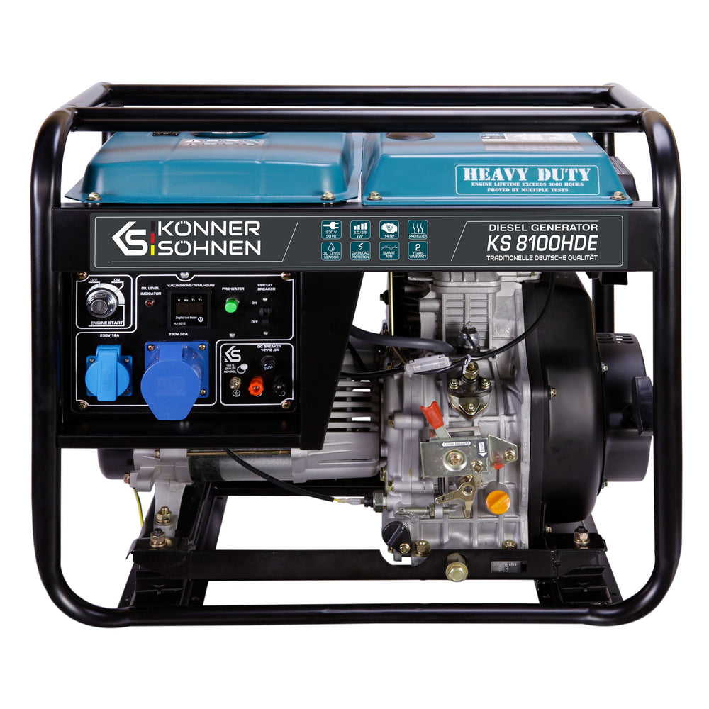 Diesel generator "Könner & Söhnen" KS 8100HDE (EURO V)