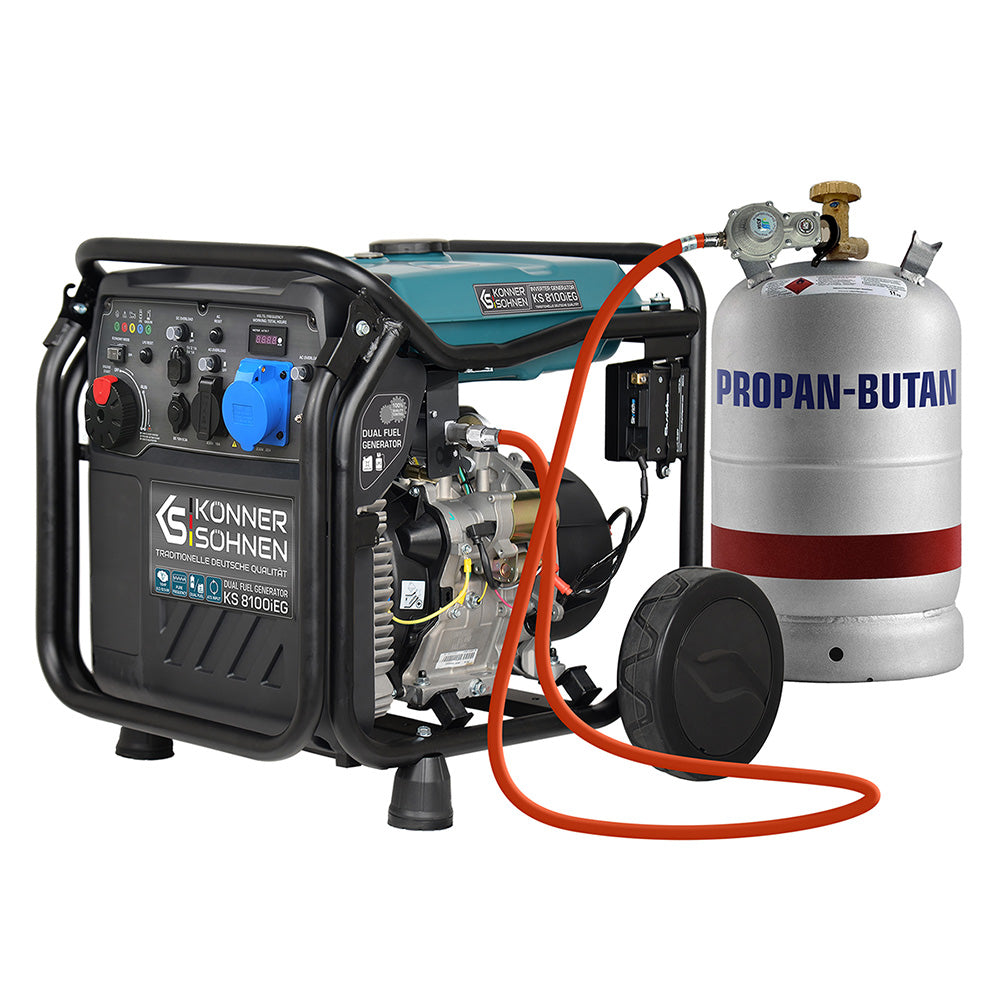 LPG/benzīna invertora ģenerators KS 8100iEG
