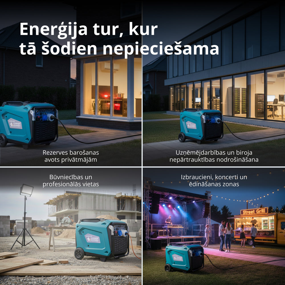 Invertora ģenerators KS 9500iE S ATSR