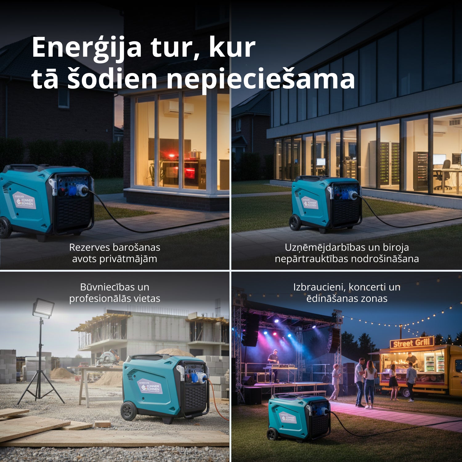 Invertora ģenerators KS 9500iE S ATSR