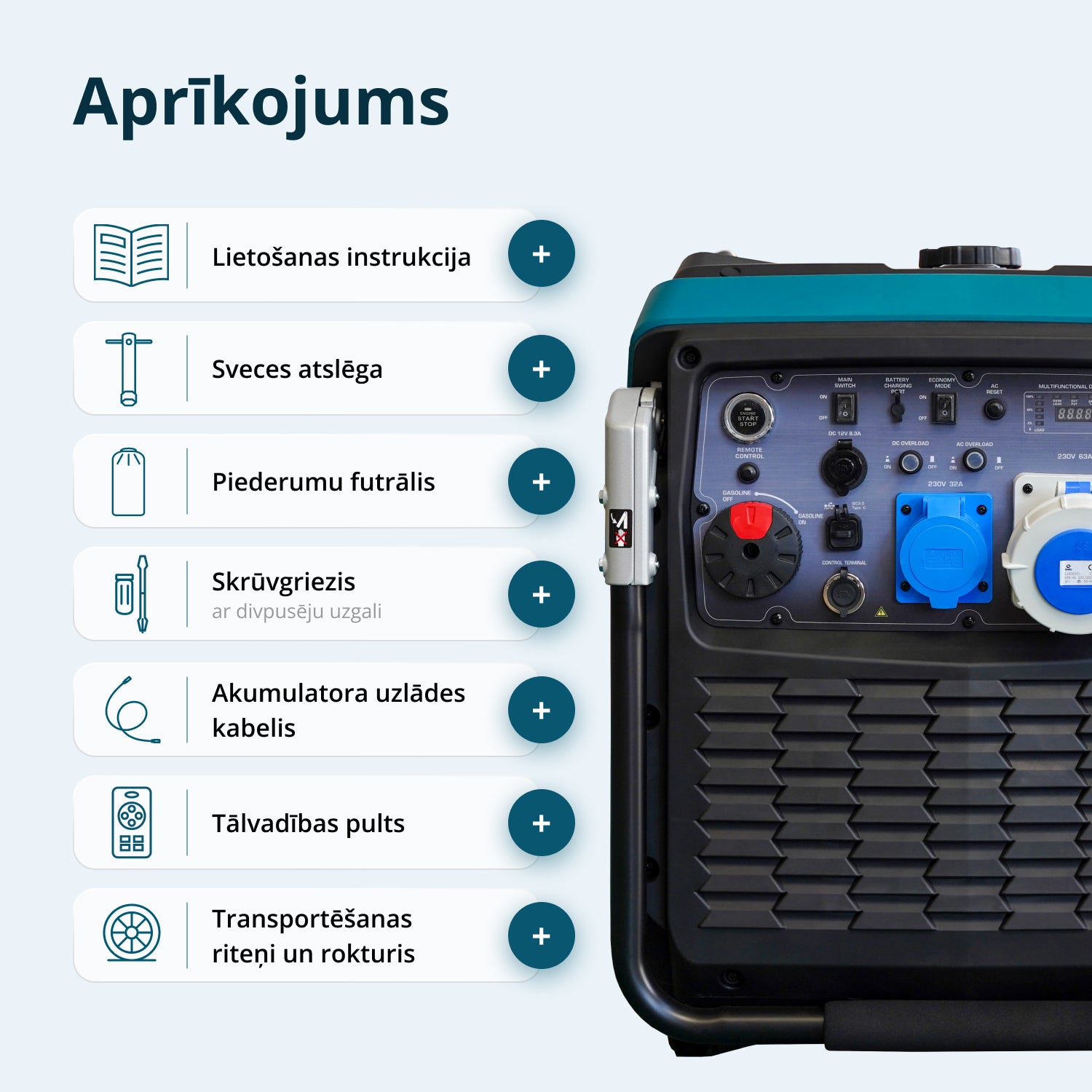Invertora ģenerators KS 9500iE S ATSR