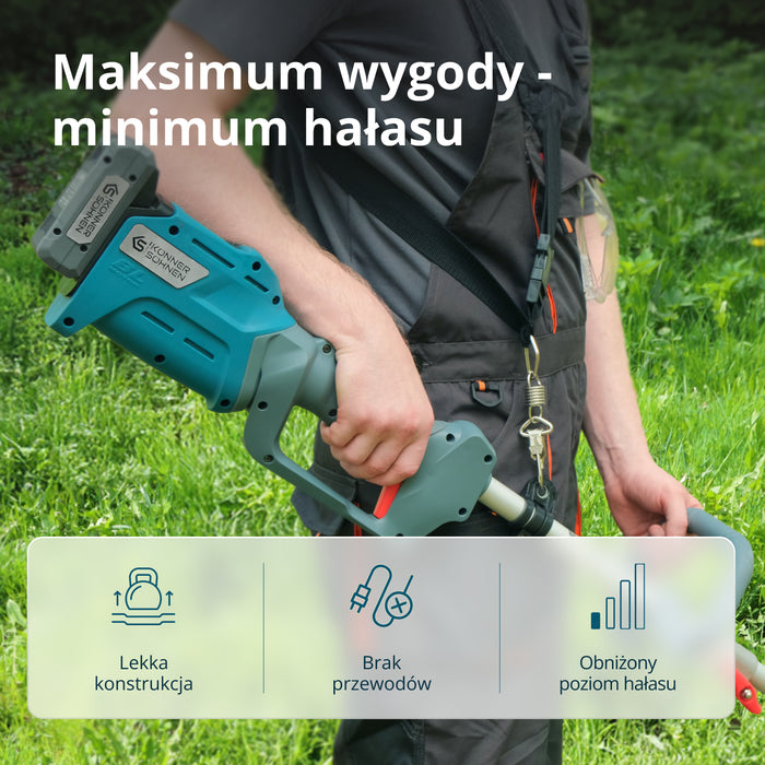 Bezprzewodowa podkaszarka ogrodowa KS BCT-20V
