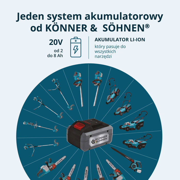 Bezprzewodowa podkaszarka ogrodowa KS BCT-20V
