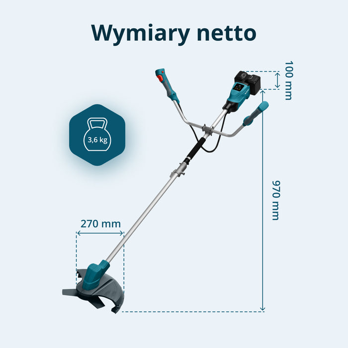 Bezprzewodowa podkaszarka ogrodowa KS BCT-40V