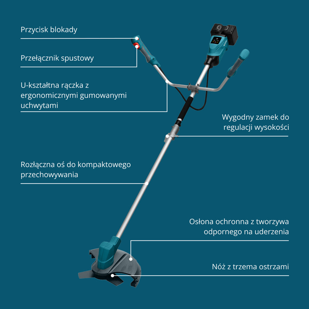Bezprzewodowa podkaszarka ogrodowa KS BCT-40V