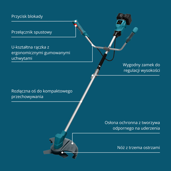 Bezprzewodowa podkaszarka ogrodowa KS BCT-40V