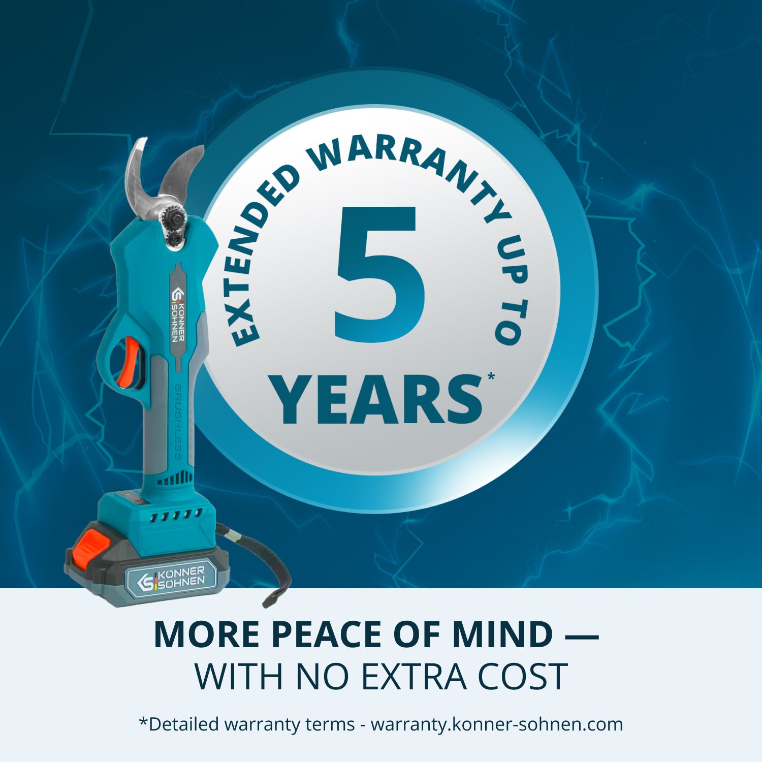 Cordless Electric Pruning Shears KS CPS20V-32 Case