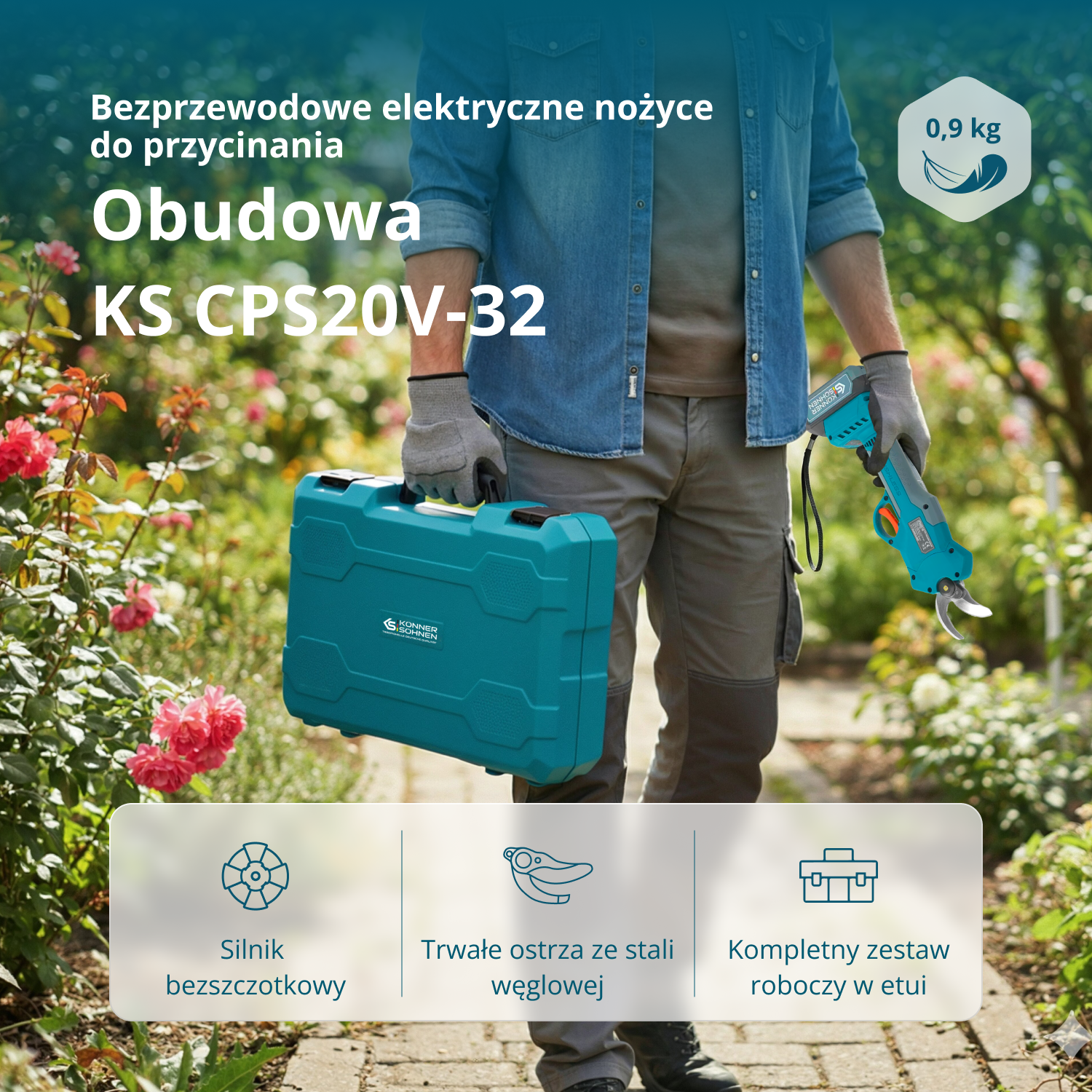 Sekator akumulatorowy KS CPS20V-32 Case PLUS