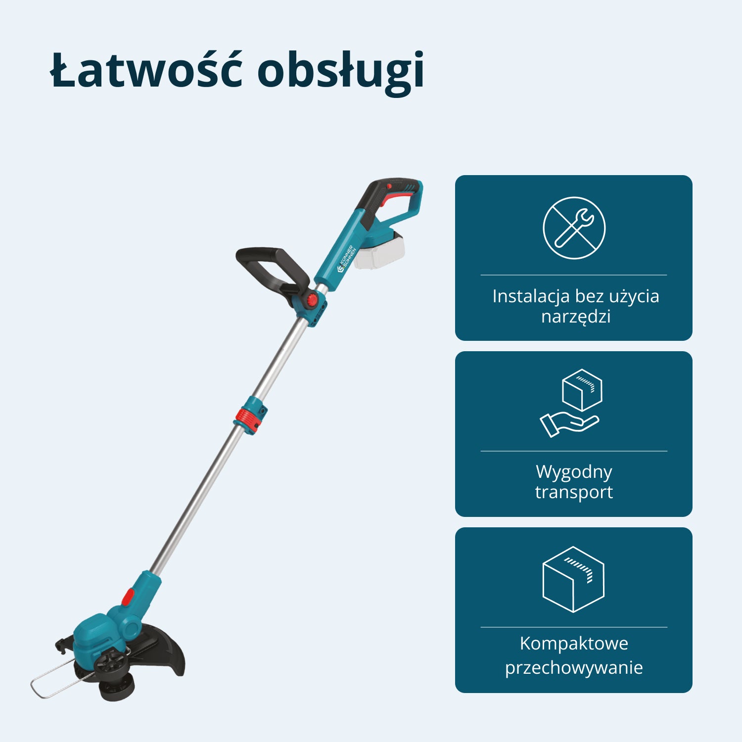 Bezvadu trimmeris KS CST-20V