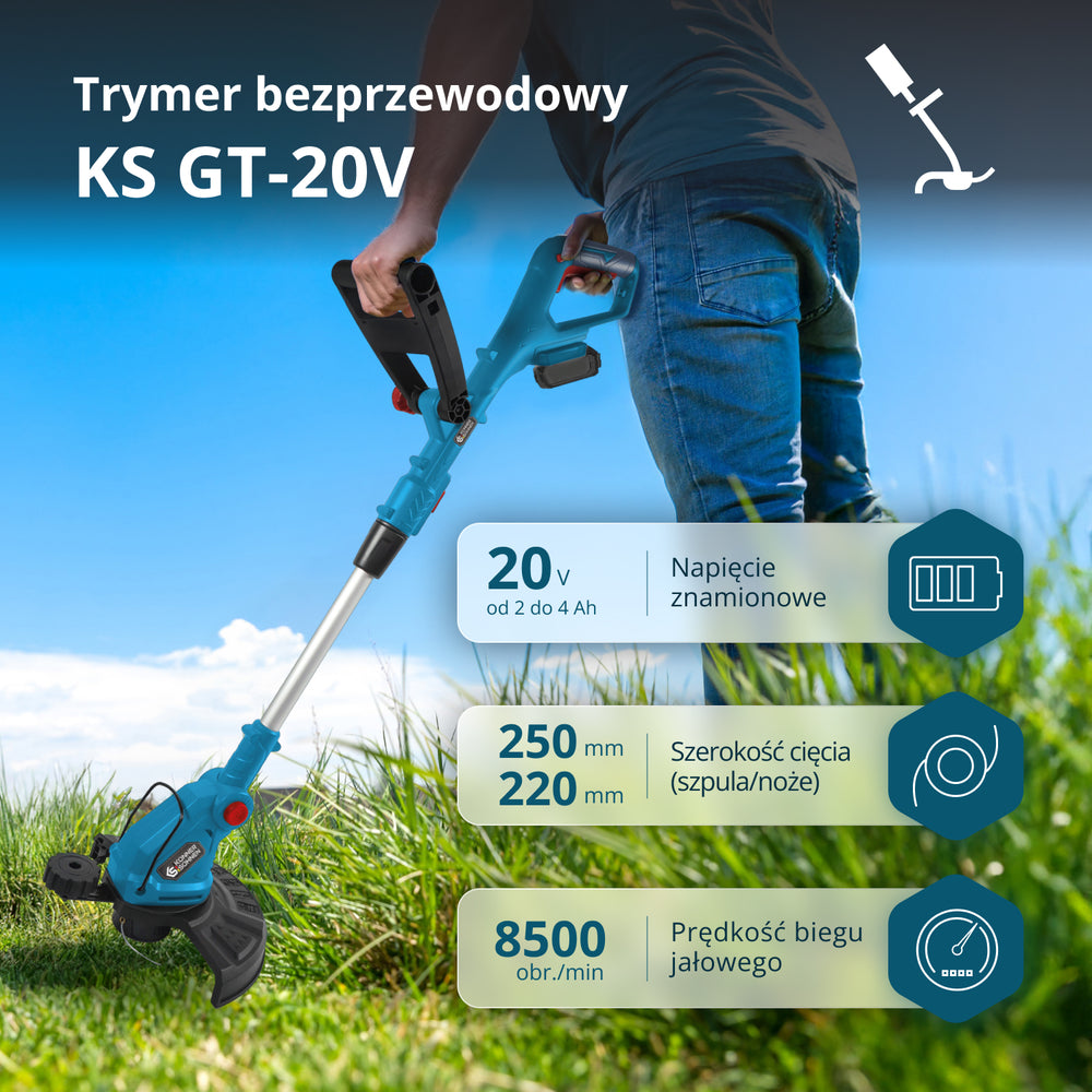 Podkaszarka akumulatorowa KS GT-20V
