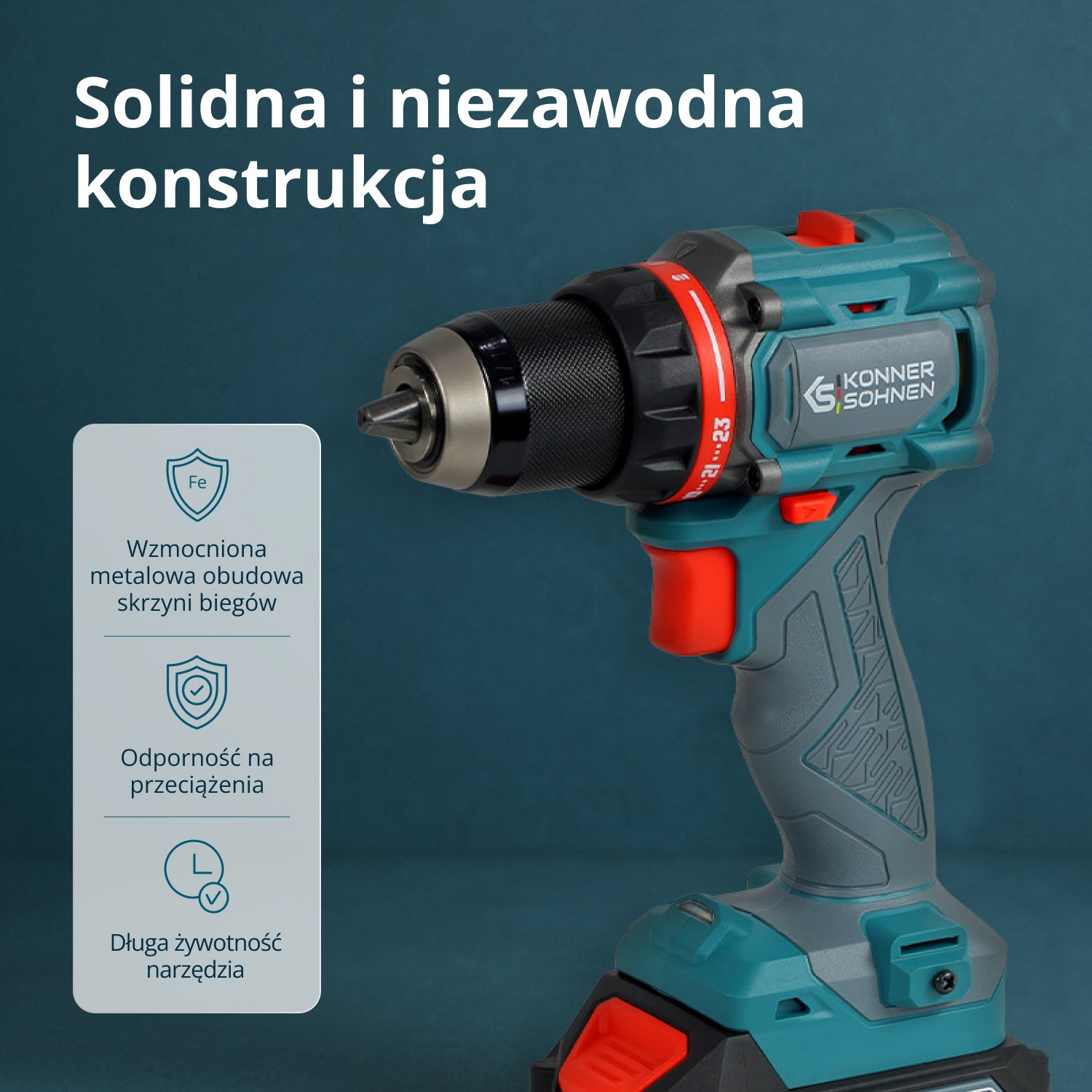 Zestaw Mistrzowski Bezprzewodowy KS ID20V-60 KIT 74