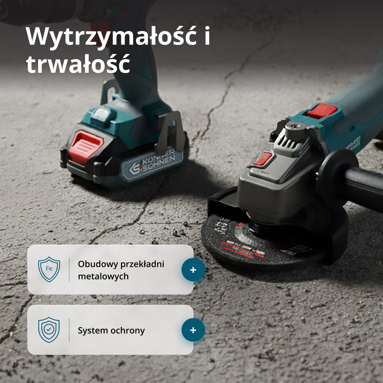 Zestaw Mistrzowski Bezprzewodowy KS IDAGB 20V SET 1