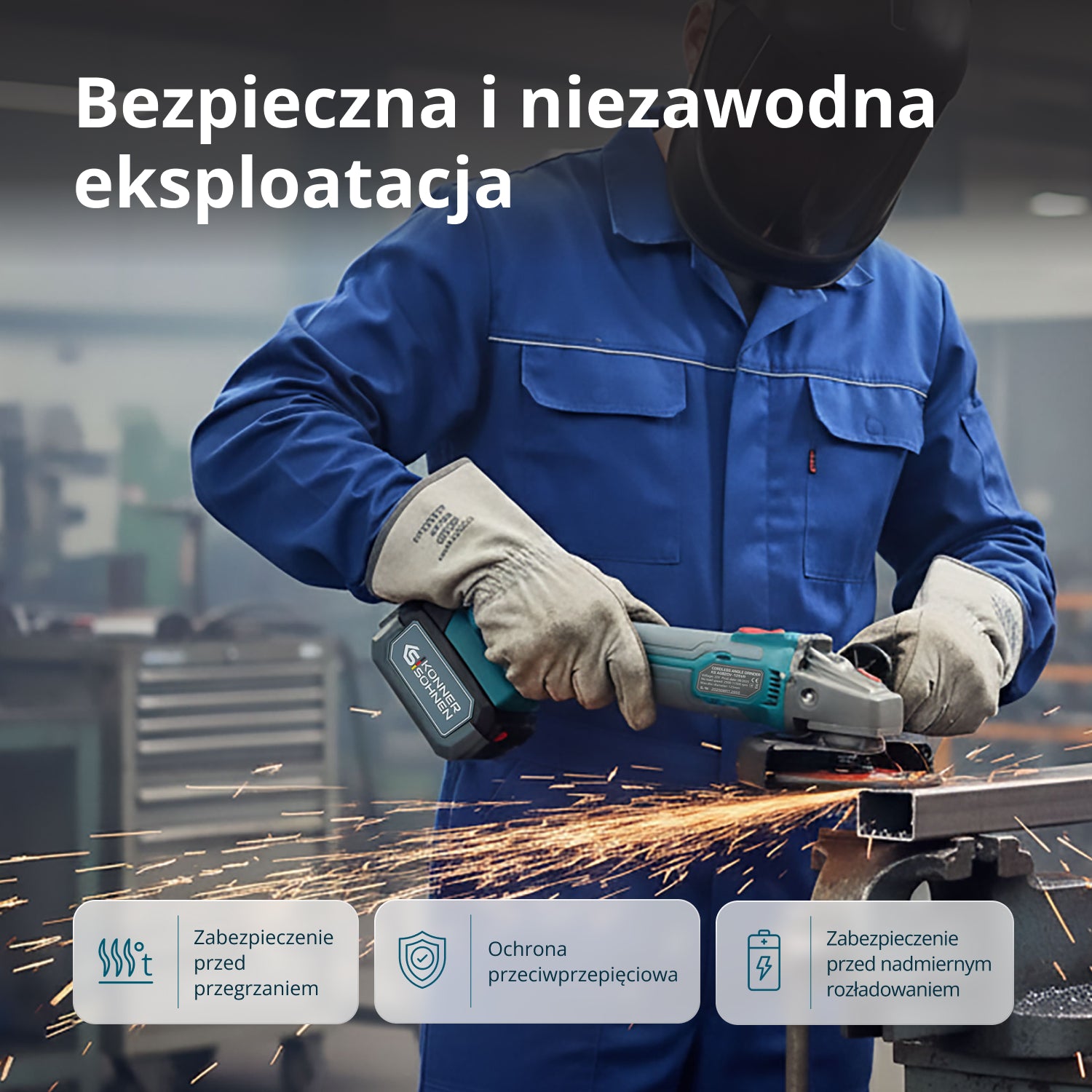 Zestaw Mistrzowski Bezprzewodowy KS IDAGB 20V SET 1