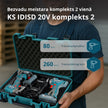Bezvadu Meistara Komplekts 2in1 KS IDISD 20V KOMPLEKTS 2 thumbnail