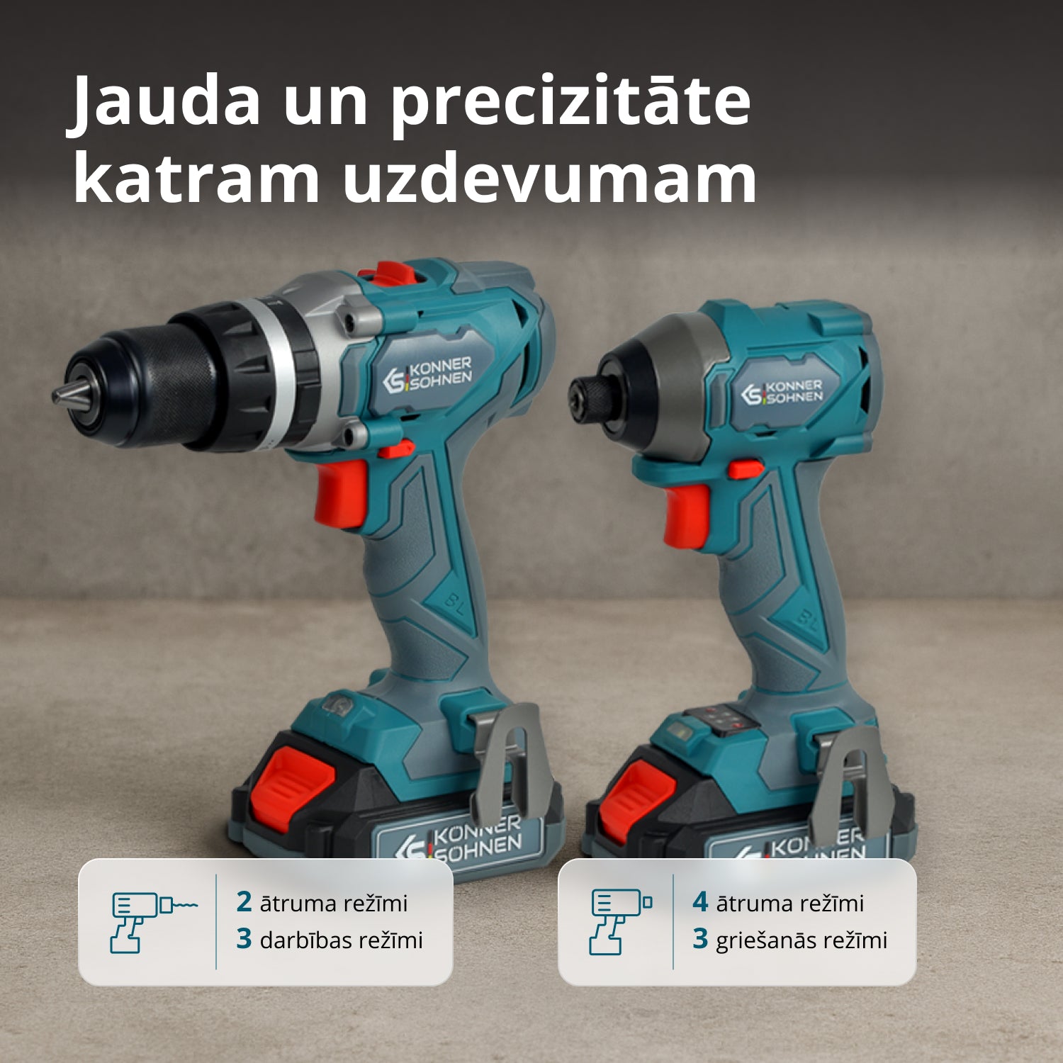 Bezvadu Meistara Komplekts 2in1 KS IDISD 20V KOMPLEKTS 2