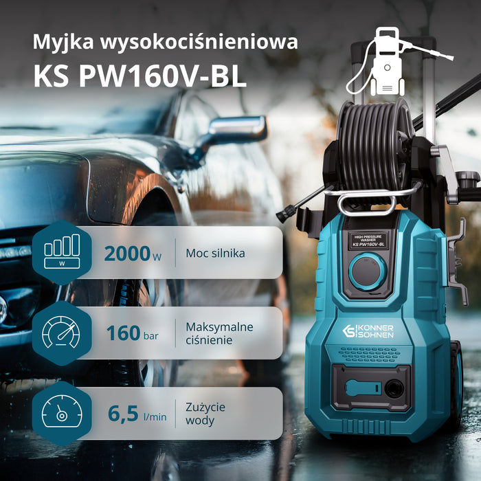 Myjka ciśnieniowa  KS PW160V-BL