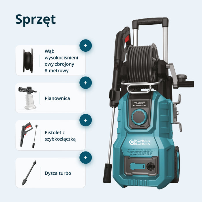 Myjka ciśnieniowa  KS PW160V-BL