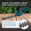 Akumulatorowe nożyce do trawy i żywopłotu 2 w 1 KS SHT-20V thumbnail