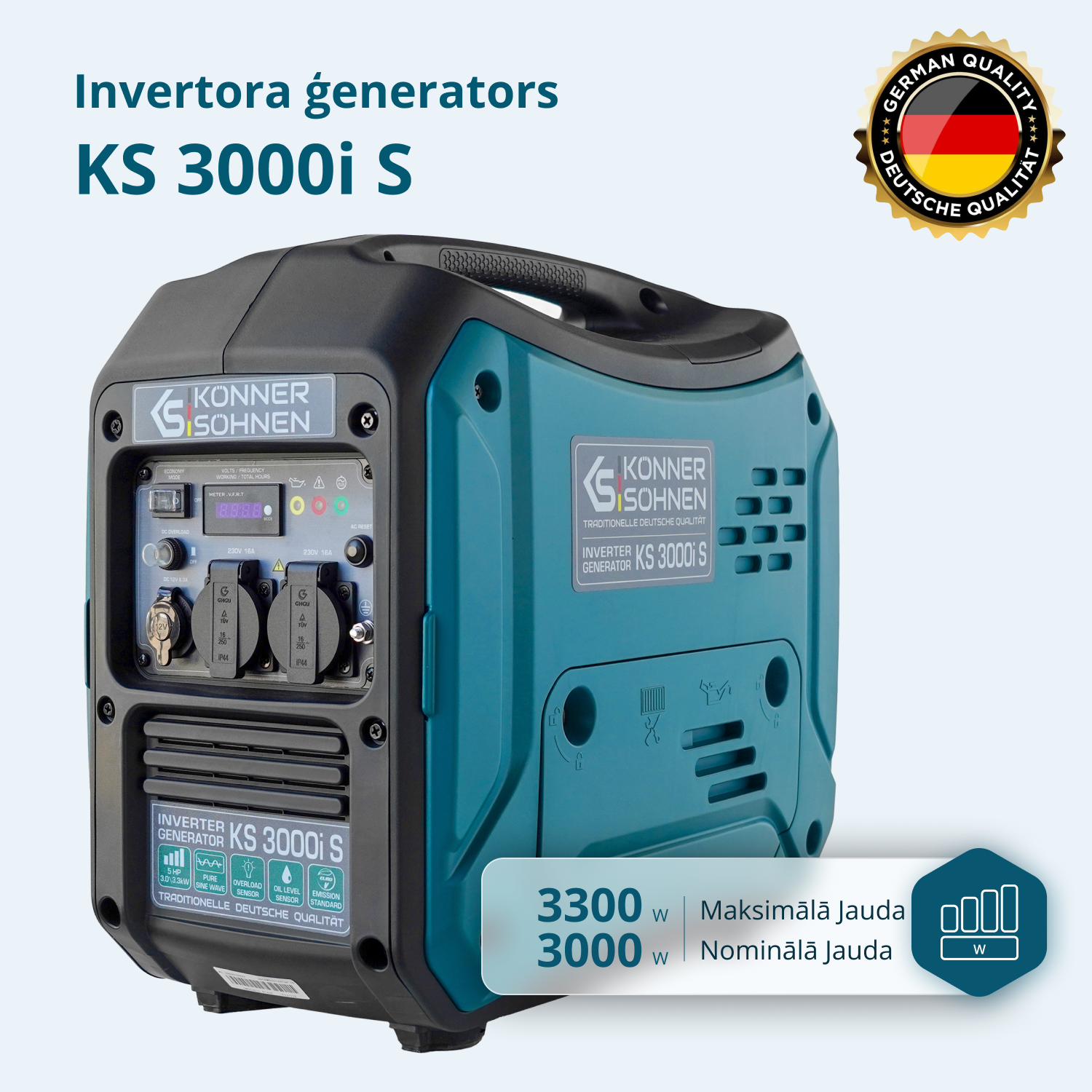 Invertora ģenerators KS 3000i S