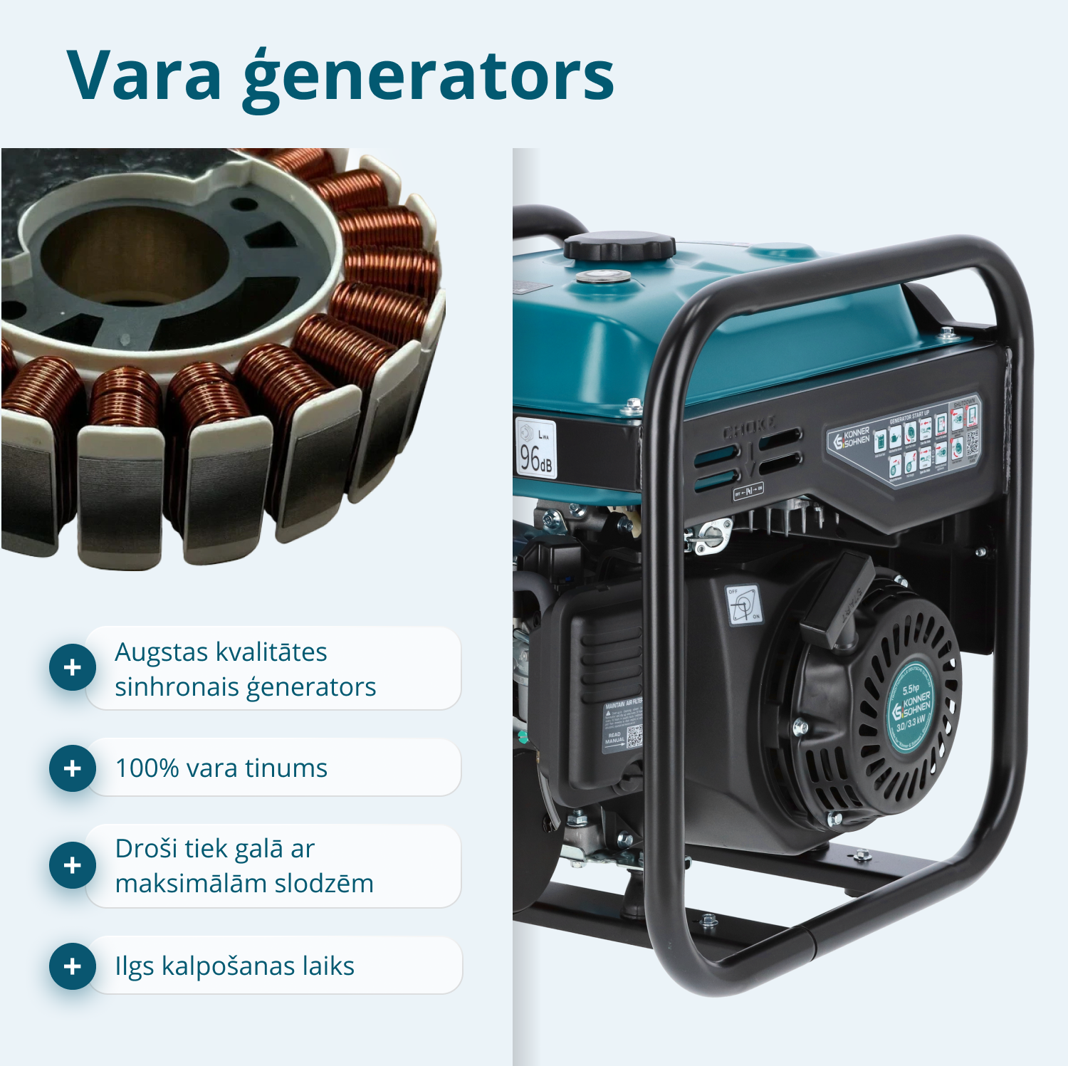 Invertora ģenerators KS 3300i