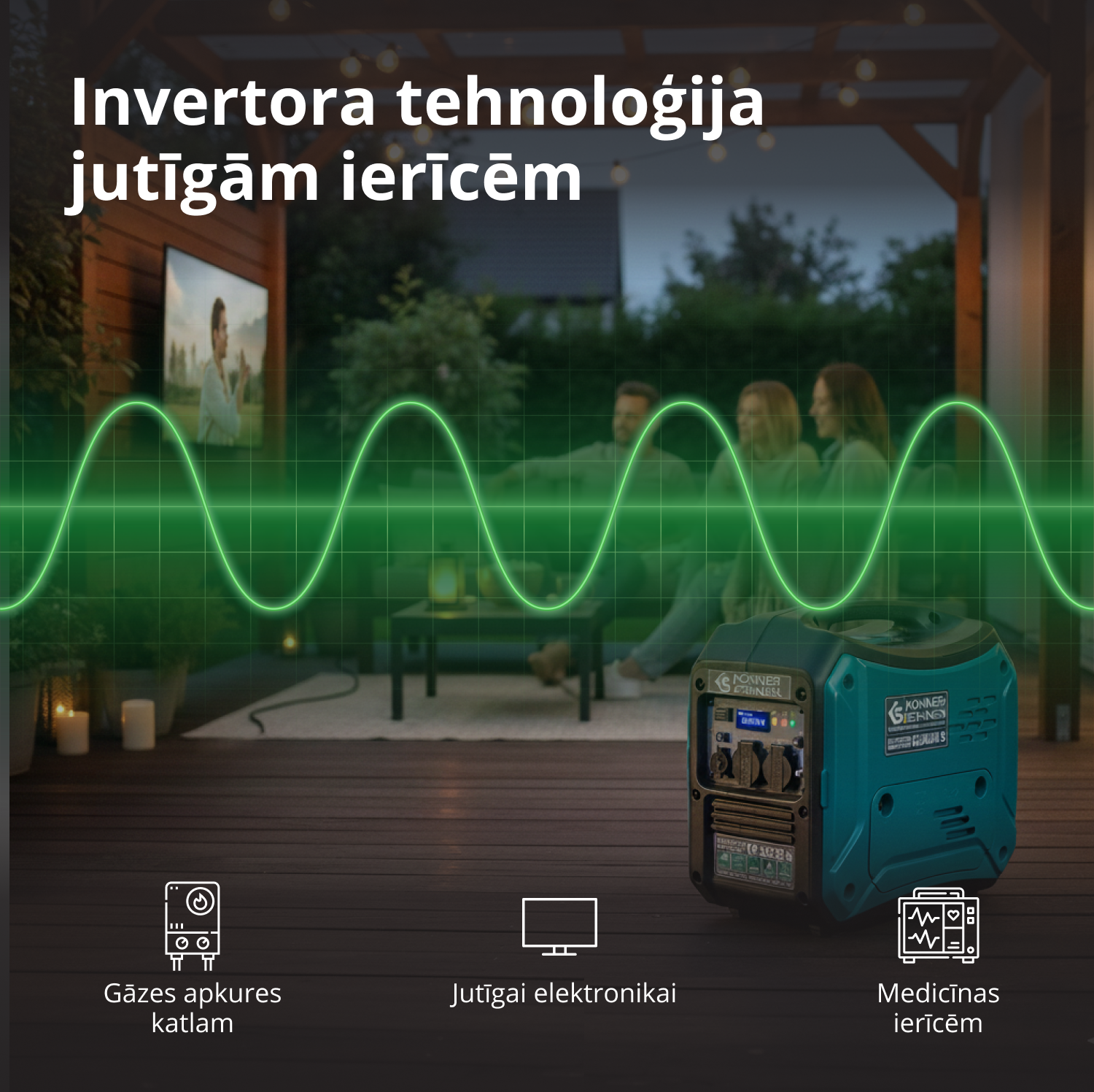 Invertora ģenerators KS 3000i S