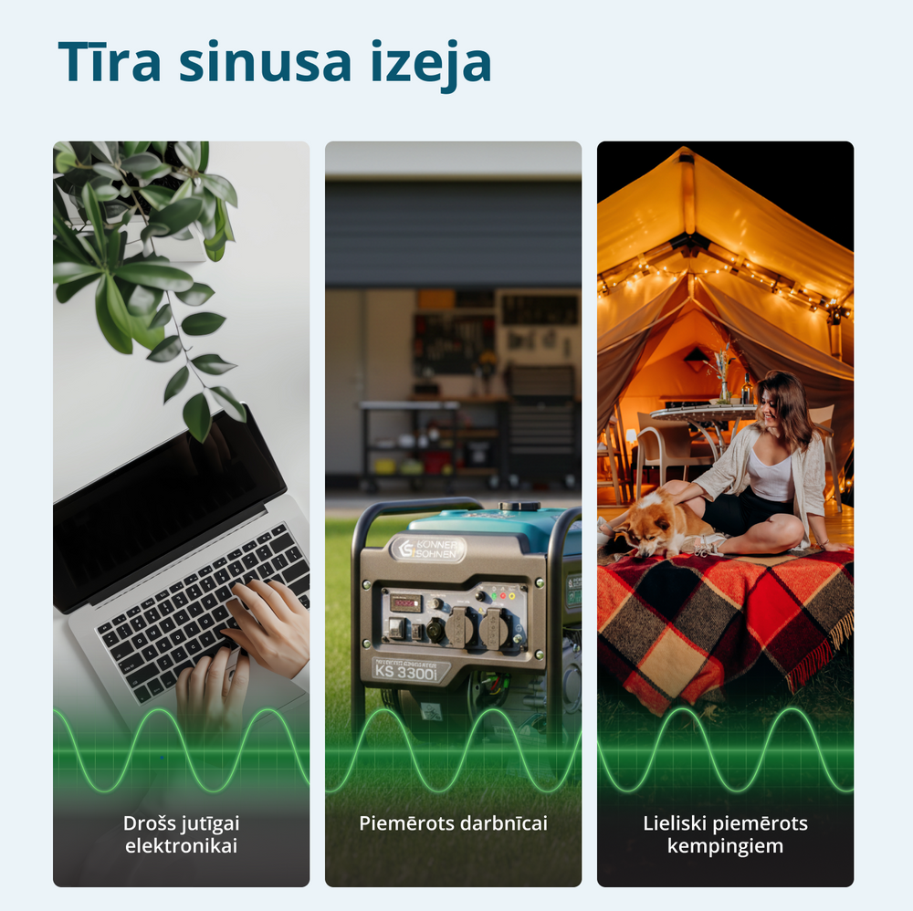 Invertora ģenerators KS 3300i