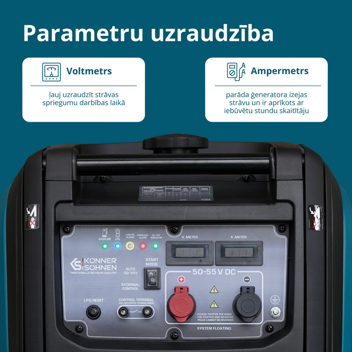 KS 48VGS-DC līdzstrāvas ģenerators, versija 50–55V
