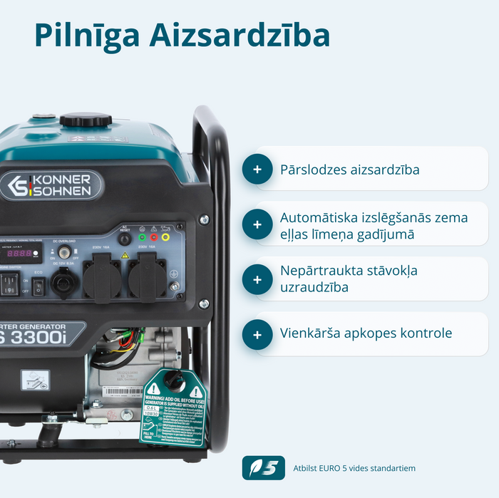 Invertora ģenerators KS 3300i