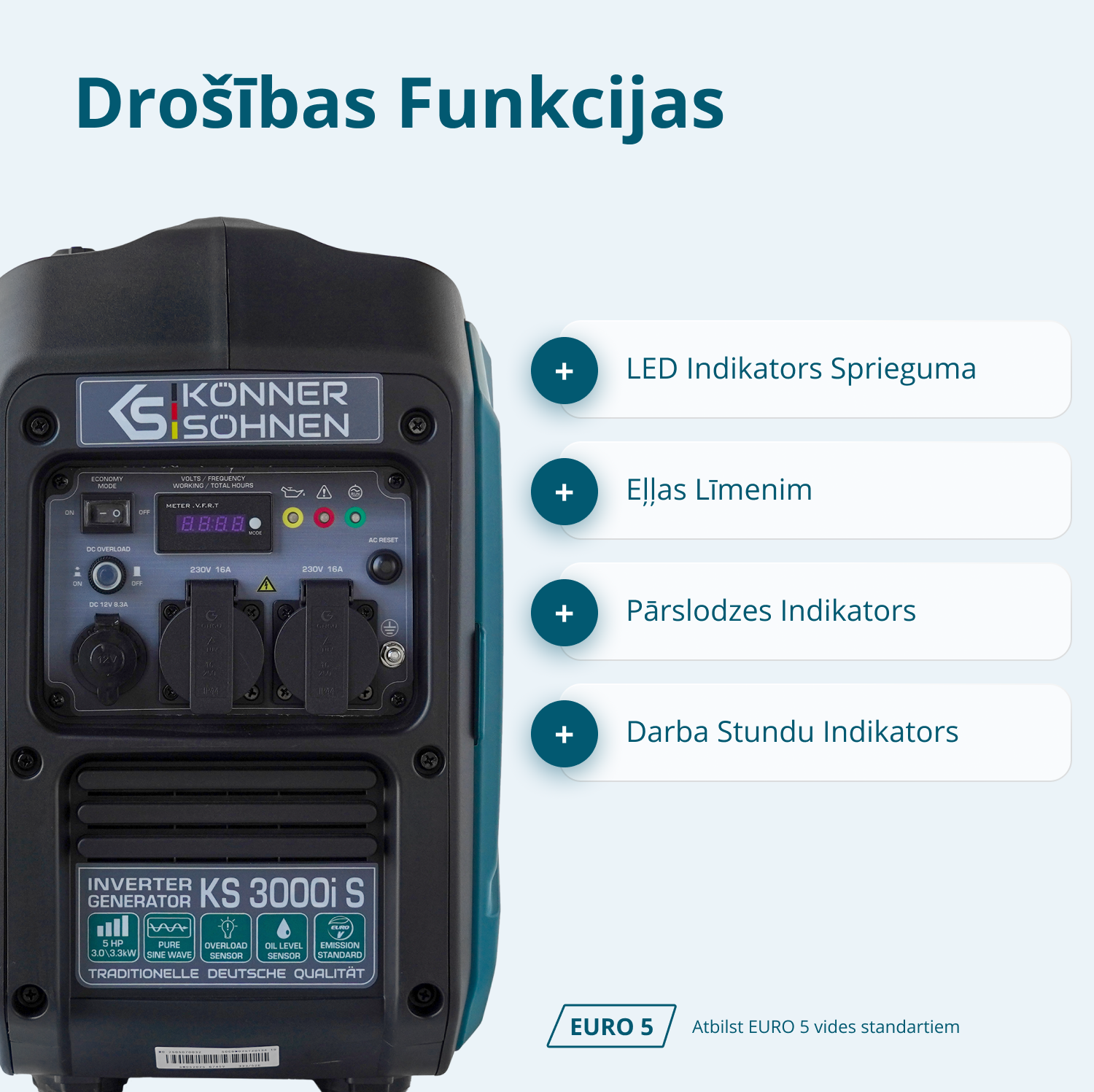 Invertora ģenerators KS 3000i S