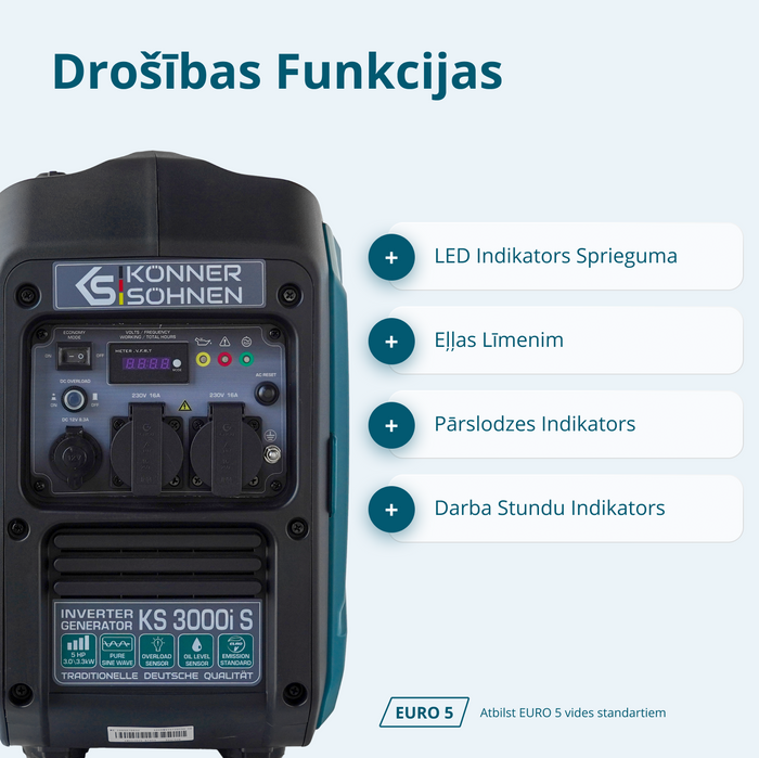 Invertora ģenerators KS 3000i S