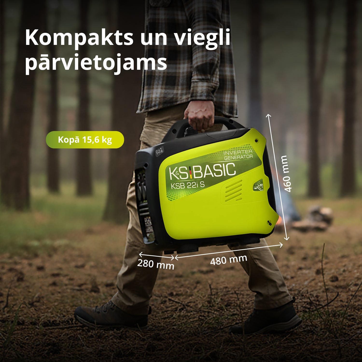 Invertora ģenerators KSB 22i S