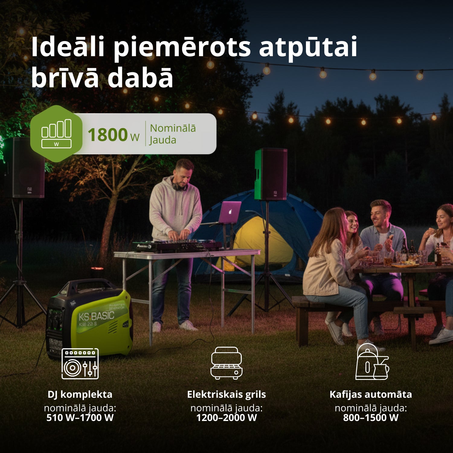 Invertora ģenerators KSB 22i S