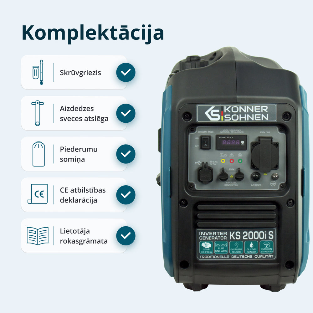 Invertora ģenerators KS 2000i S