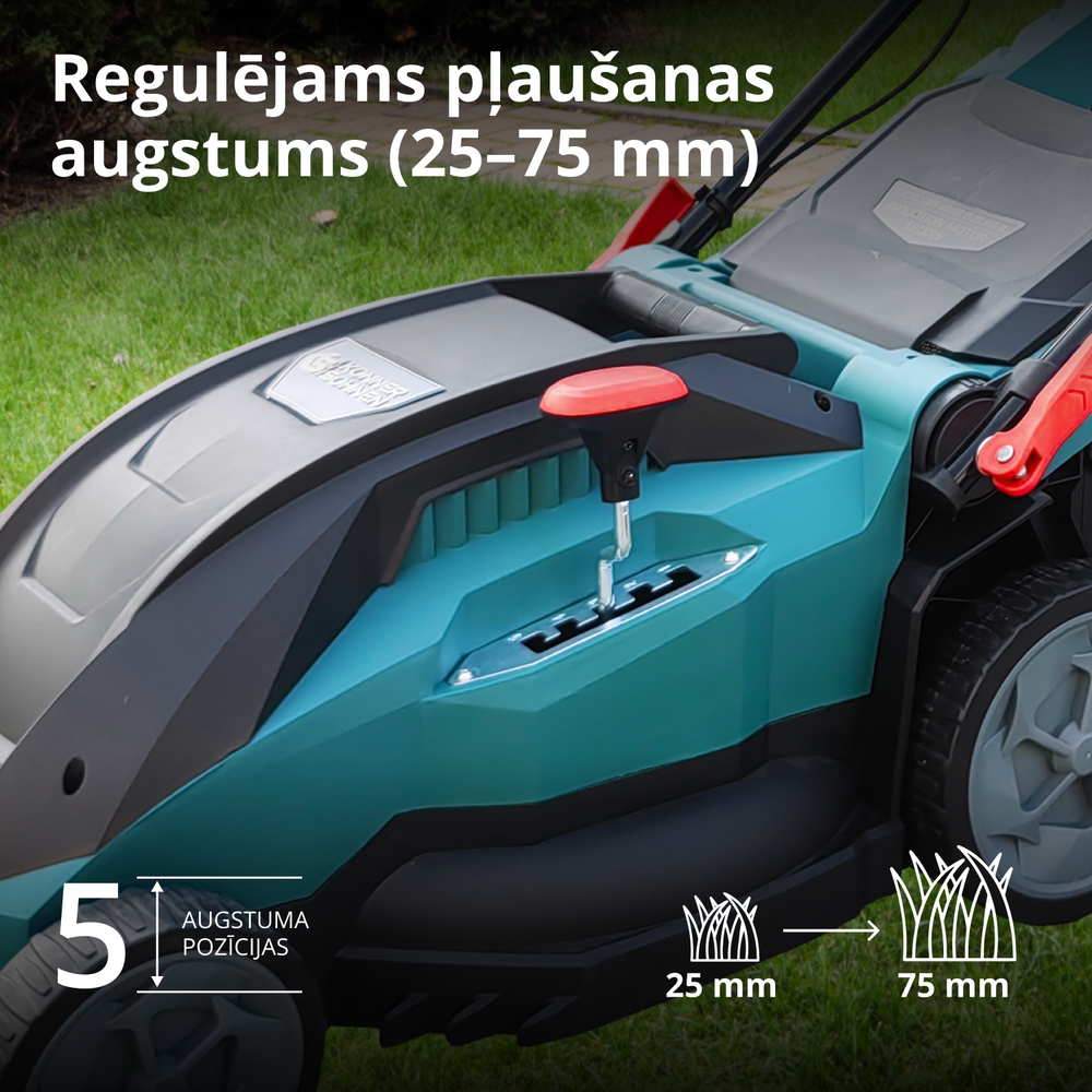 Elektriskā zāles pļaujmašīna KS 38LM16-BL