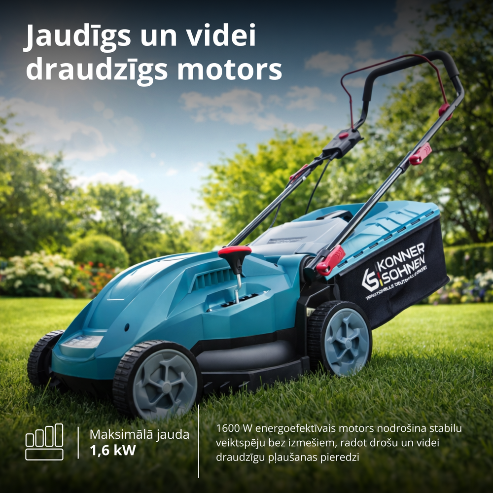 Elektriskā zāles pļaujmašīna KS 38LM16