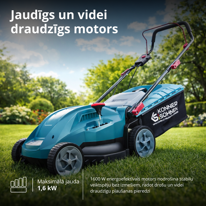 Elektriskā zāles pļaujmašīna KS 38LM16