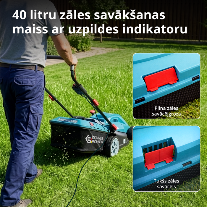 Elektriskā zāles pļaujmašīna KS 38LM16