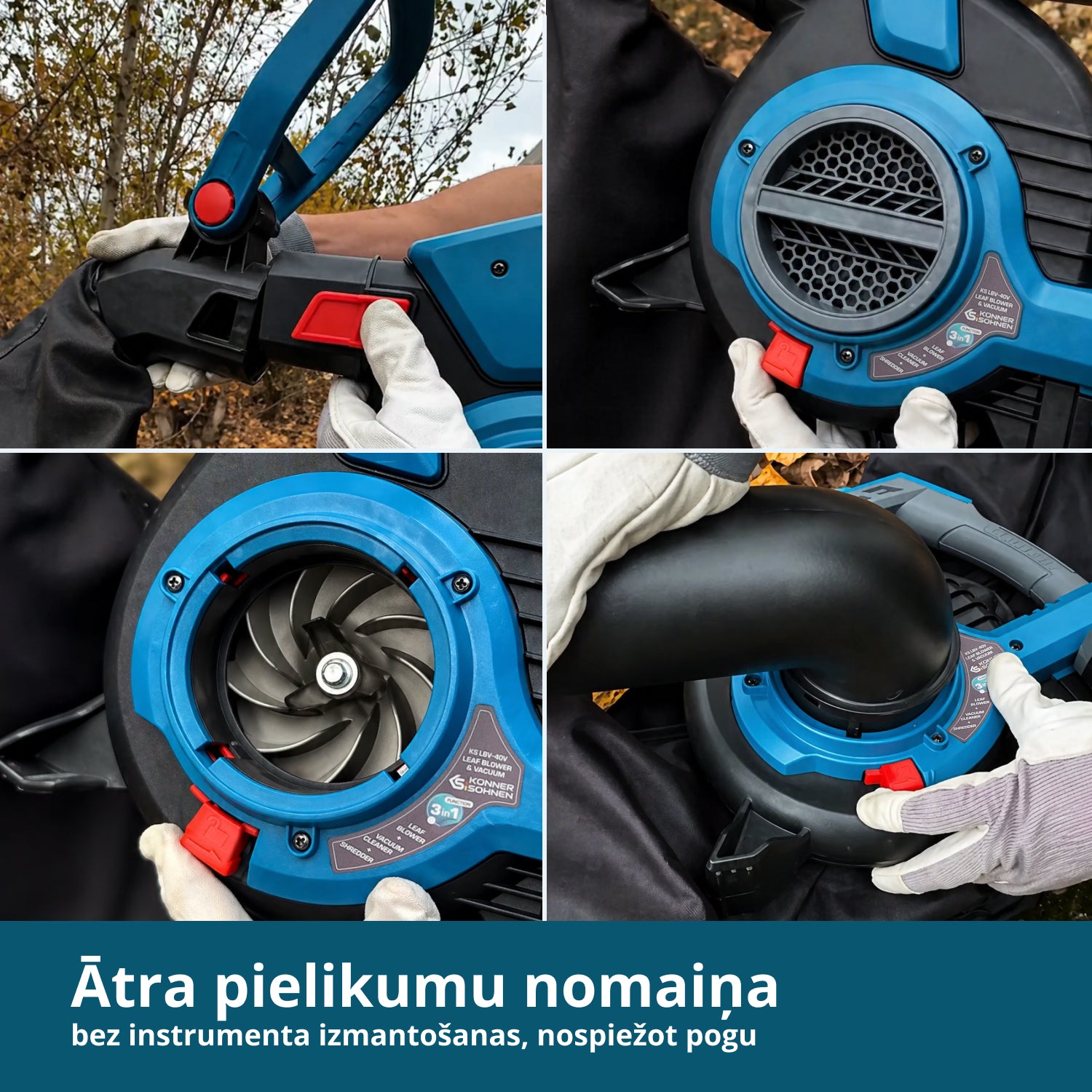 Reklāmas dzīvžogu šķēres komplekts KS LBV-HT-SET