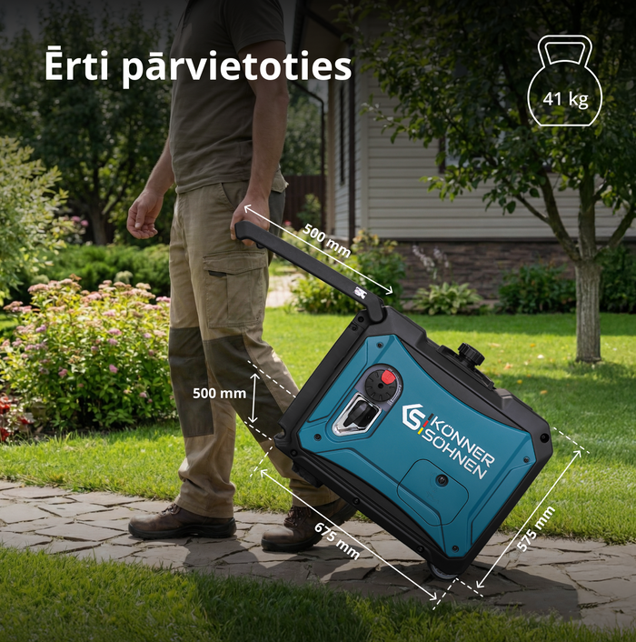 LPG/benzīna invertora ģenerators KS 4000iEG S