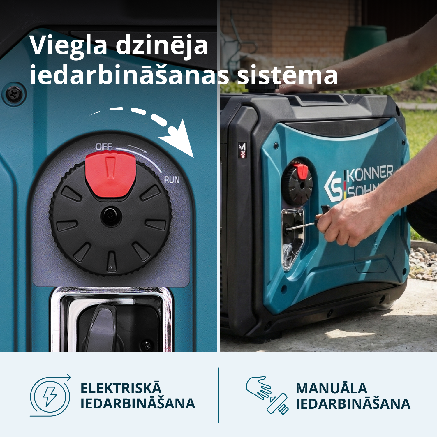 Invertora ģenerators KS 4000iE S