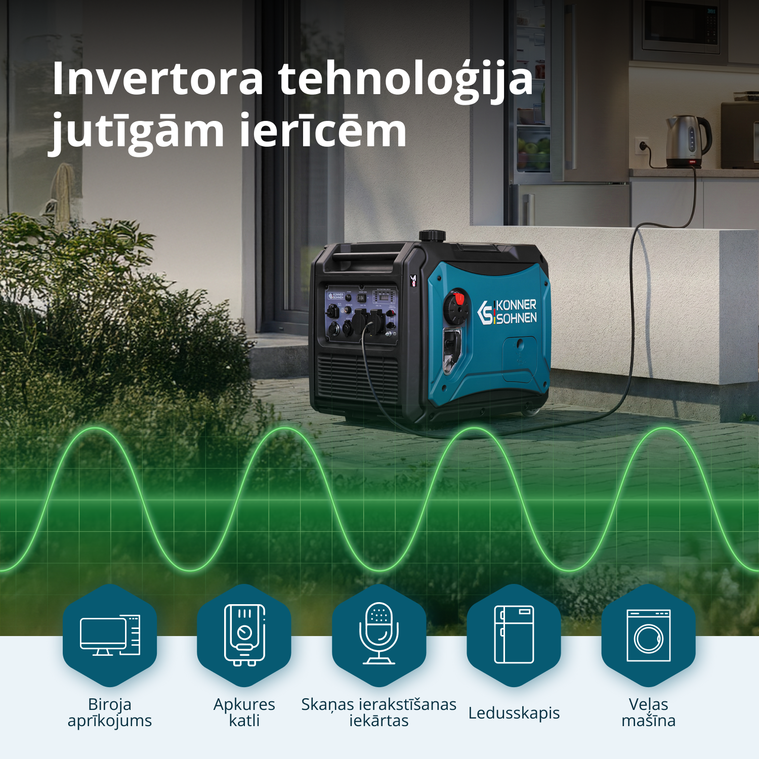 Invertora ģenerators KS 4000iE S