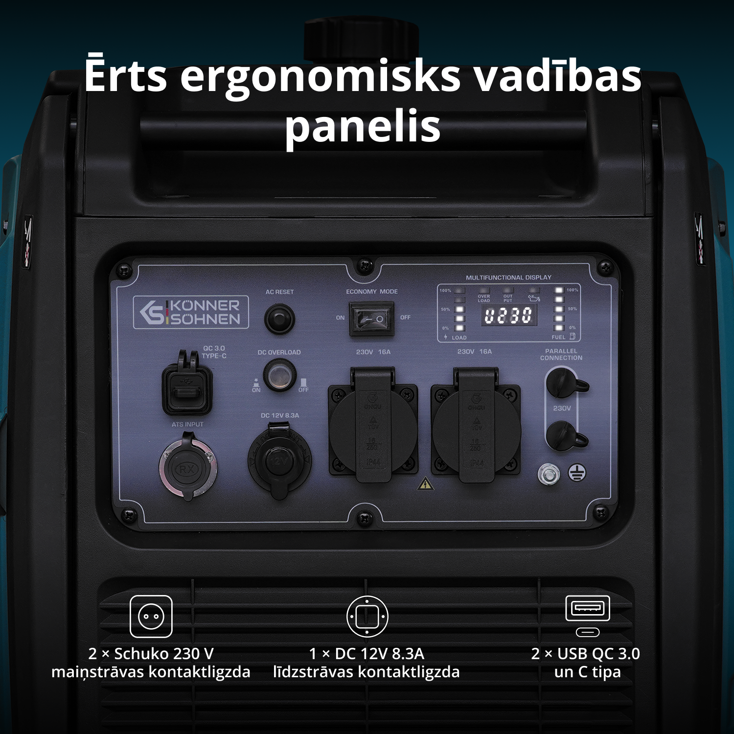 Invertora ģenerators KS 4000iE S