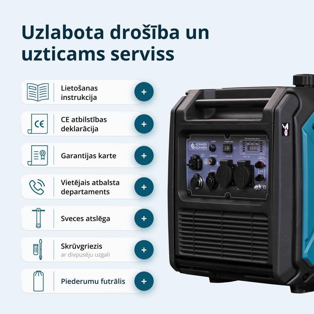 Invertora ģenerators KS 4000iE S