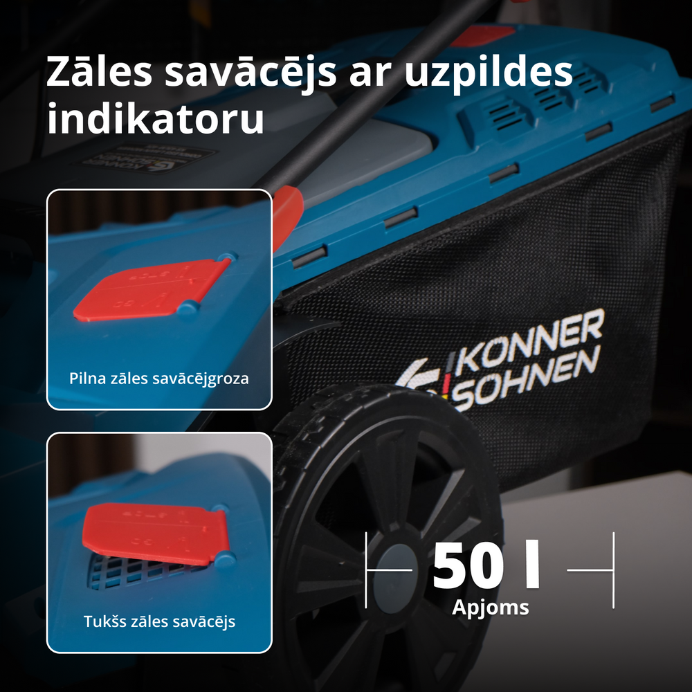 Bezvadu zāles pļāvējs KS 43LM-40V
