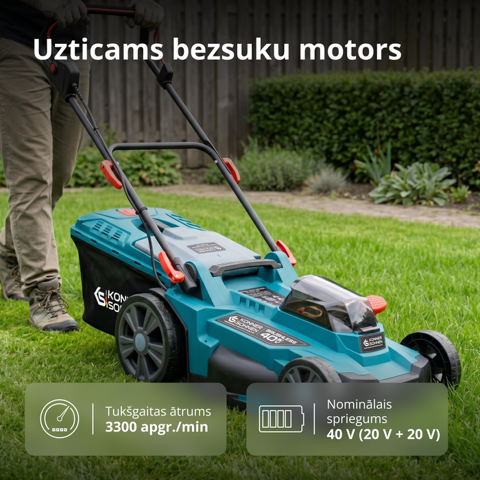 Bezvadu zāles pļāvējs KS 43LM-40V
