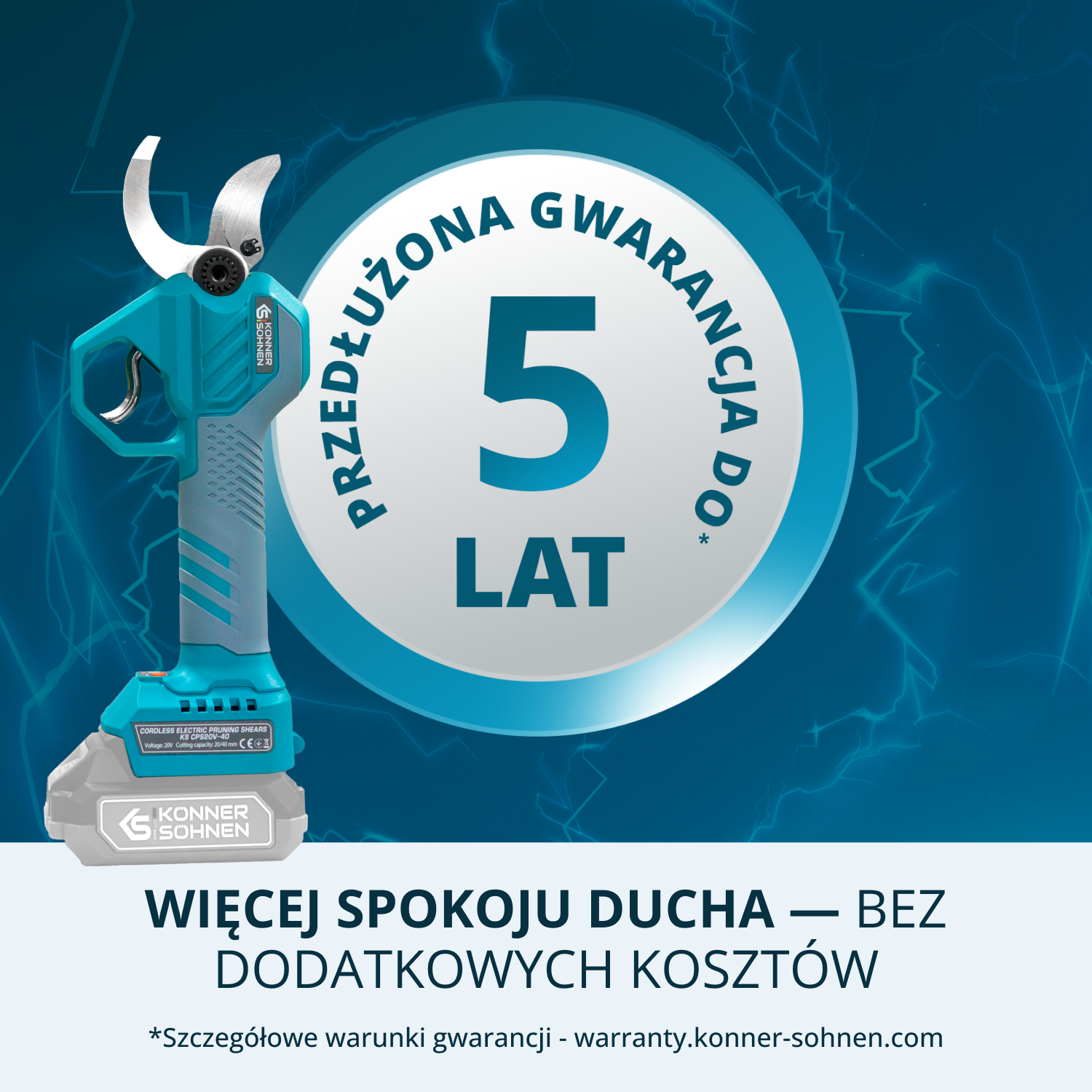 Sekator akumulatorowy KS CPS20V-40